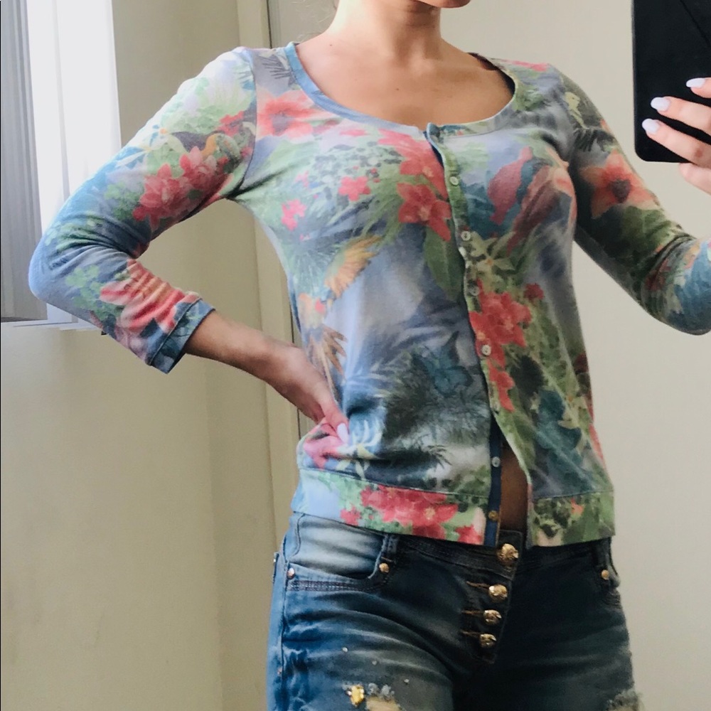 Woman floral Jacket cardigan